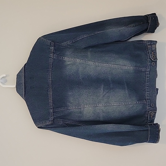 Carbon Garage Style Vintage Trucker Jean Jacket Sz Small Classic Fit - Picture 7 of 9